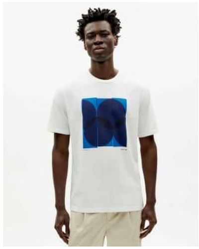 Thinking Mu T-shirt d'art 3 - Bleu