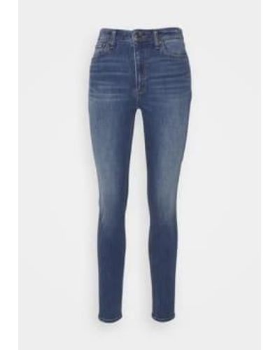 Rag & Bone Nina High Rise Skinny Garner - Azul