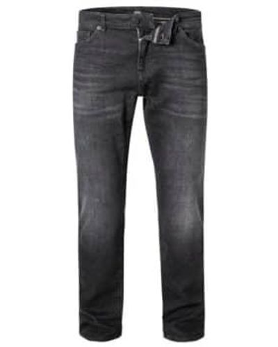 BOSS Maine washed fit cashmere touch touch jeans - Gris