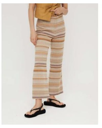 Sophie and Lucie Sixty Crop Trousers 34 - Natural