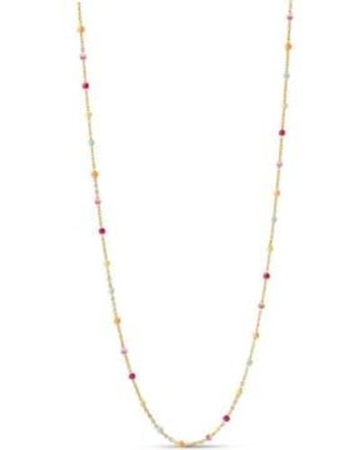 Enamel Copenhagen Lola Rainbow Necklace - Metallic