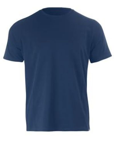 7 For All Mankind T-shirt performance luxe - Bleu
