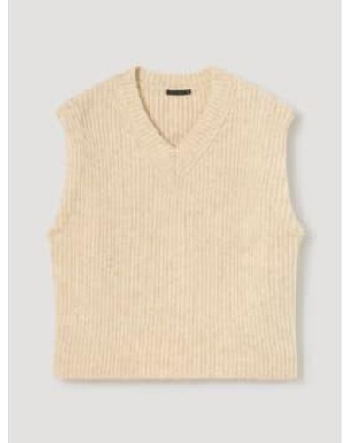 SKATÏE Short Pearl Knit Vest L - Natural