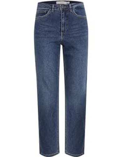 Ichi Twiggy raven jeans - Blau
