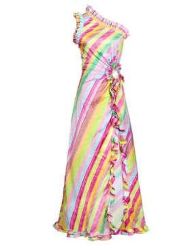 Celiab Varuna robe stripes multicolored