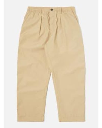 Universal Works 30149 Oxford Pant In Recycled Poly Tech - Neutro