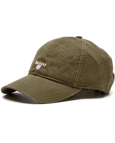 Barbour Cap - Olive - One Size - Vert