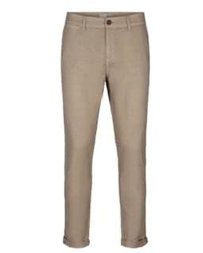 Solid Jim Lux Simple Tau Trousers - Neutro