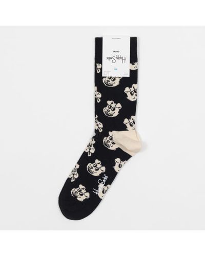 Happy Socks Calcetines con estampado perros en negro