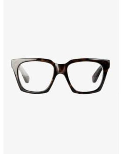 Thorberg Yrsa lunettes lecture tortue marron - Noir