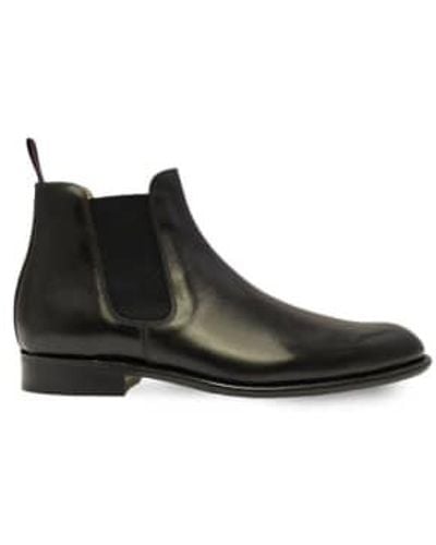 Sanders Chelsea Bucharest Boots In Veal Leather 40 - Black