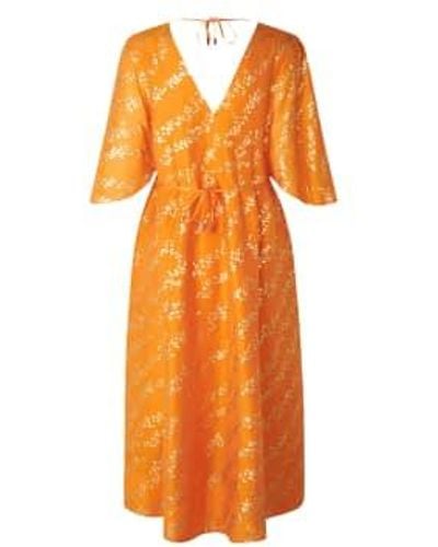 Second Female Robe d'honnêteté d'abricot - Orange