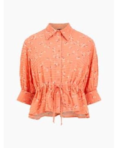 French Connection Gretta Shirt Or Multi - Arancione