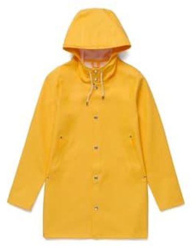 Stutterheim S Stockholm Raincoat Xs - Yellow