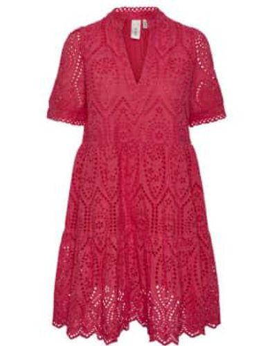 Y.A.S Holi Dress Raspberry Sorbet Xs - Pink