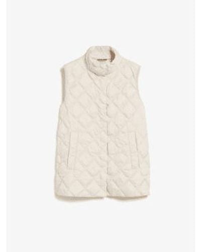 Weekend by Maxmara Balco Quilted Gilet Col: Ivory 10 - Natural