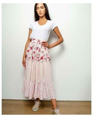Primrose Park Erin Skirt Floral / Tiger M - Pink
