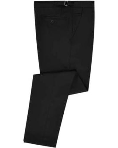 Remus Uomo Rocco Dinner Suit Tuxedo Trouser 36 - Black