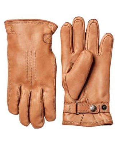 Hestra Cork Deerskin Lambfur Gloves - Marrone