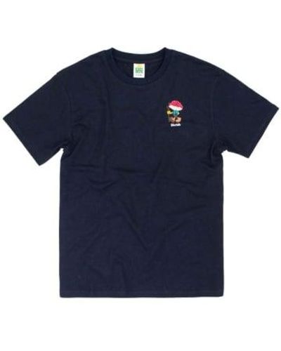 Hikerdelic T-shirt t-shirt à manches courtes derek - Bleu