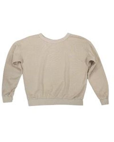 Jungmaven | Sweat-shirt cuit Laguna | Toile - Large - Gris