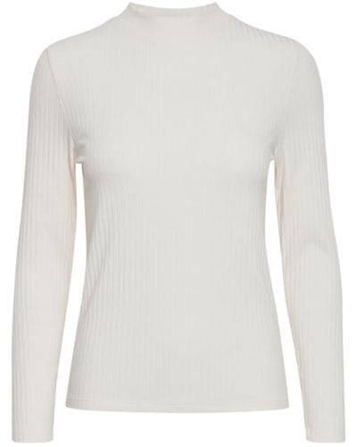 B.Young Byoung Soga Off White Top - Bianco