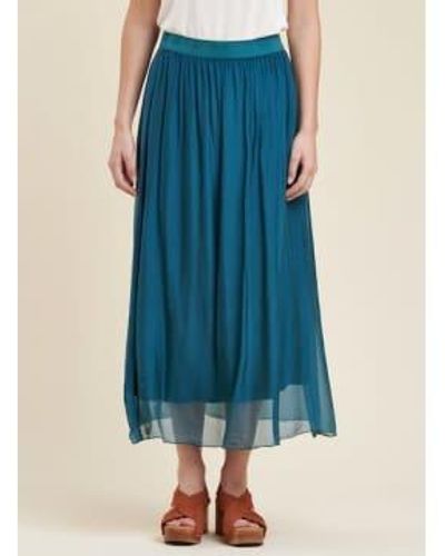 La Fee Maraboutee Early Evening Laurenz Skirt Size Extra Small - Blue