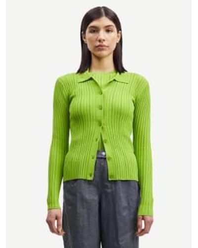 Samsøe & Samsøe Lea Cardigan Macaw - Verde