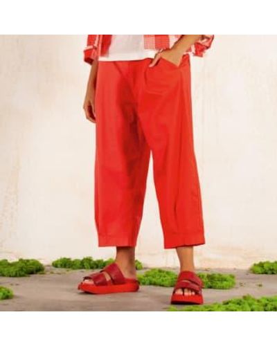 Mama B. P Trousers Sabba - Rosso