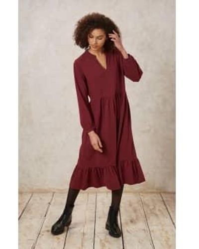 People Tree Wallace Dress 12 - Red