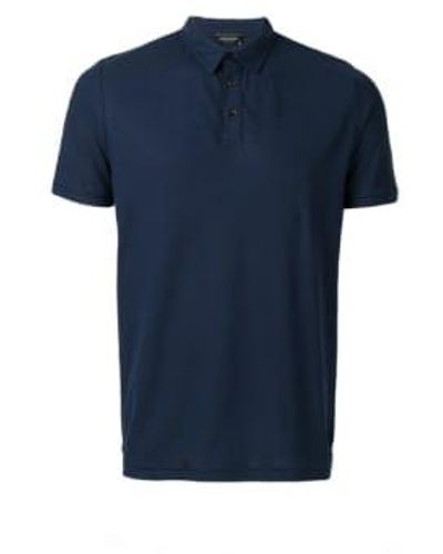 Roberto Collina Short Sleeve Polo Shirt - Blu
