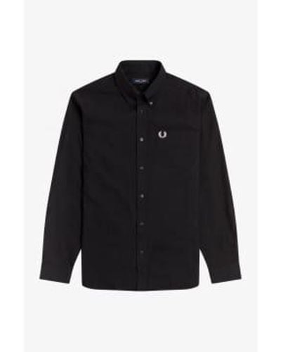 Fred Perry Oxford Shirt - Black