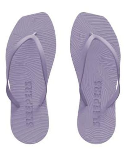 Sleeper Lavender Tapered Flip Flop Eu 36 - Purple