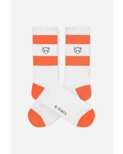 Adam Lippes Chaussettes sport - Rouge