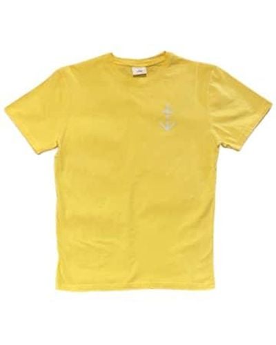 La Paz Camiseta l logotipo dantas ecru amarillo