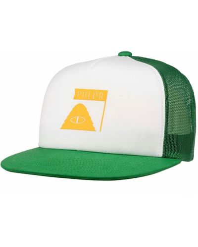 Poler Summit Trucker Hat Dark Green - Verde