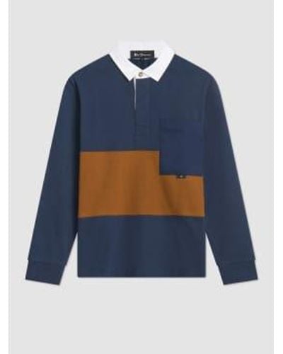 Ben Sherman Rugby Polo - Blau