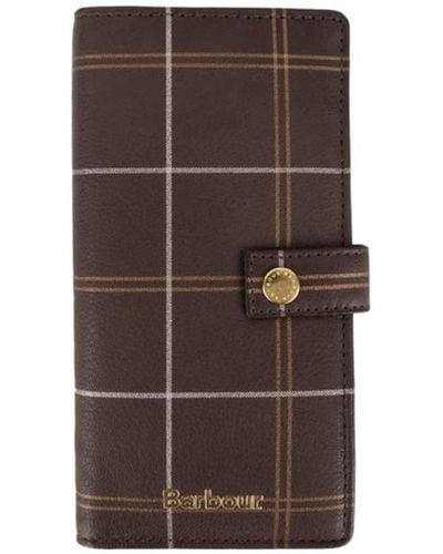 Barbour Womens Phone Wallet Brown - Multicolore