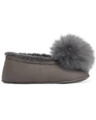Gushlow & Cole Margot Shearling Slippers 2 - Grey