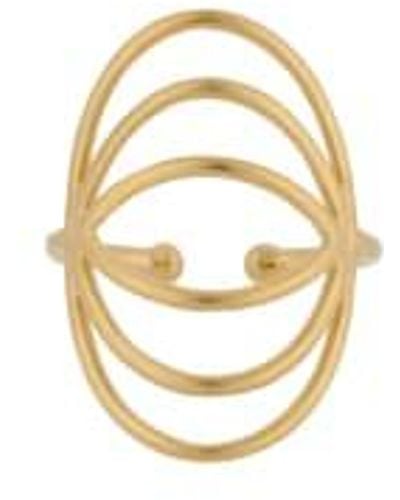 Pernille Corydon Silhouette Ring - Metallizzato