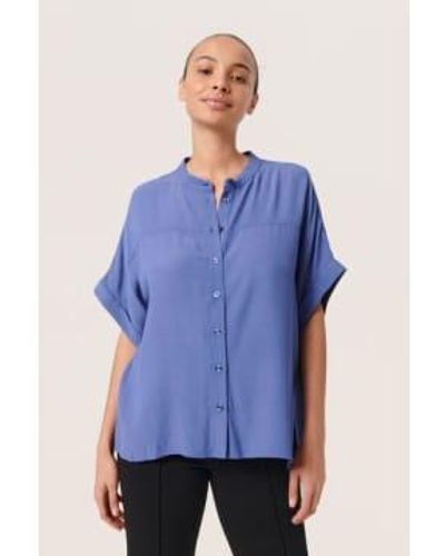Soaked In Luxury Slhelia Shirt - Blue
