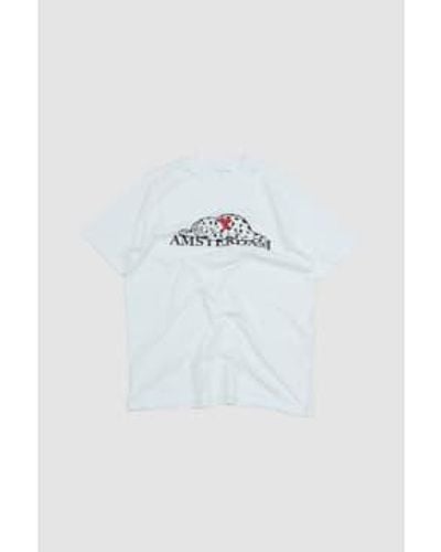 Pop Trading Co. Pup Amsterdam T-shirt S - White
