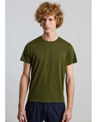 L'Exception Paris Farbenes t-shirt aus bio-baumwolle - Grün