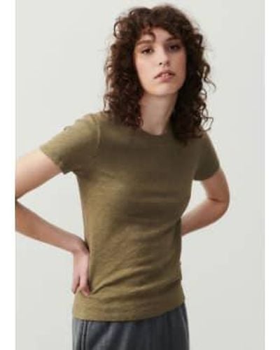 American Vintage Sonoma T Shirt Bush 1 - Verde