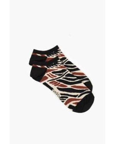 Tutti & Co Bound Sneaker Socks Onesize / Coloured - Black