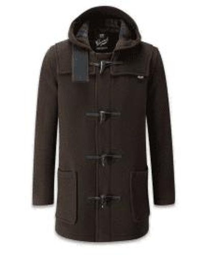 Gloverall Mid length duffle coat tartan - Negro