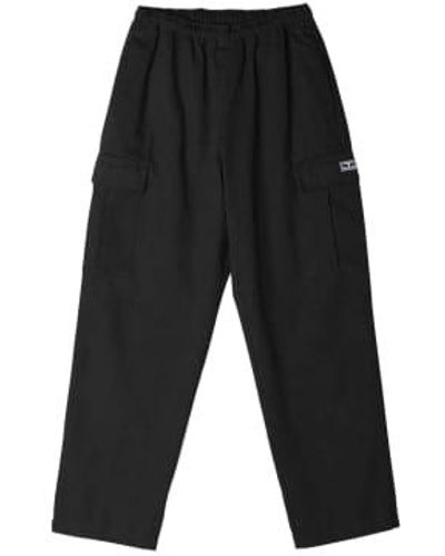 Obey Ripstop cargo hosen - Schwarz