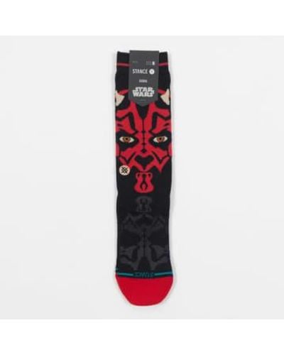 Stance X Star Wars Maul Crew Socks - Red