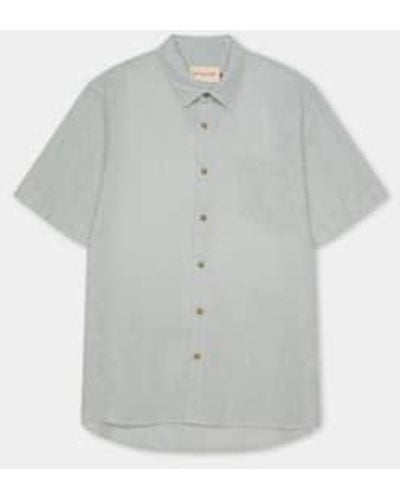 Revolution Short Sleeved Loose Shirt S - Gray