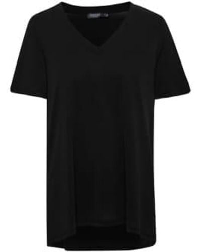 Soaked In Luxury Slcolumbine Oversize T-shirt Xs - Black